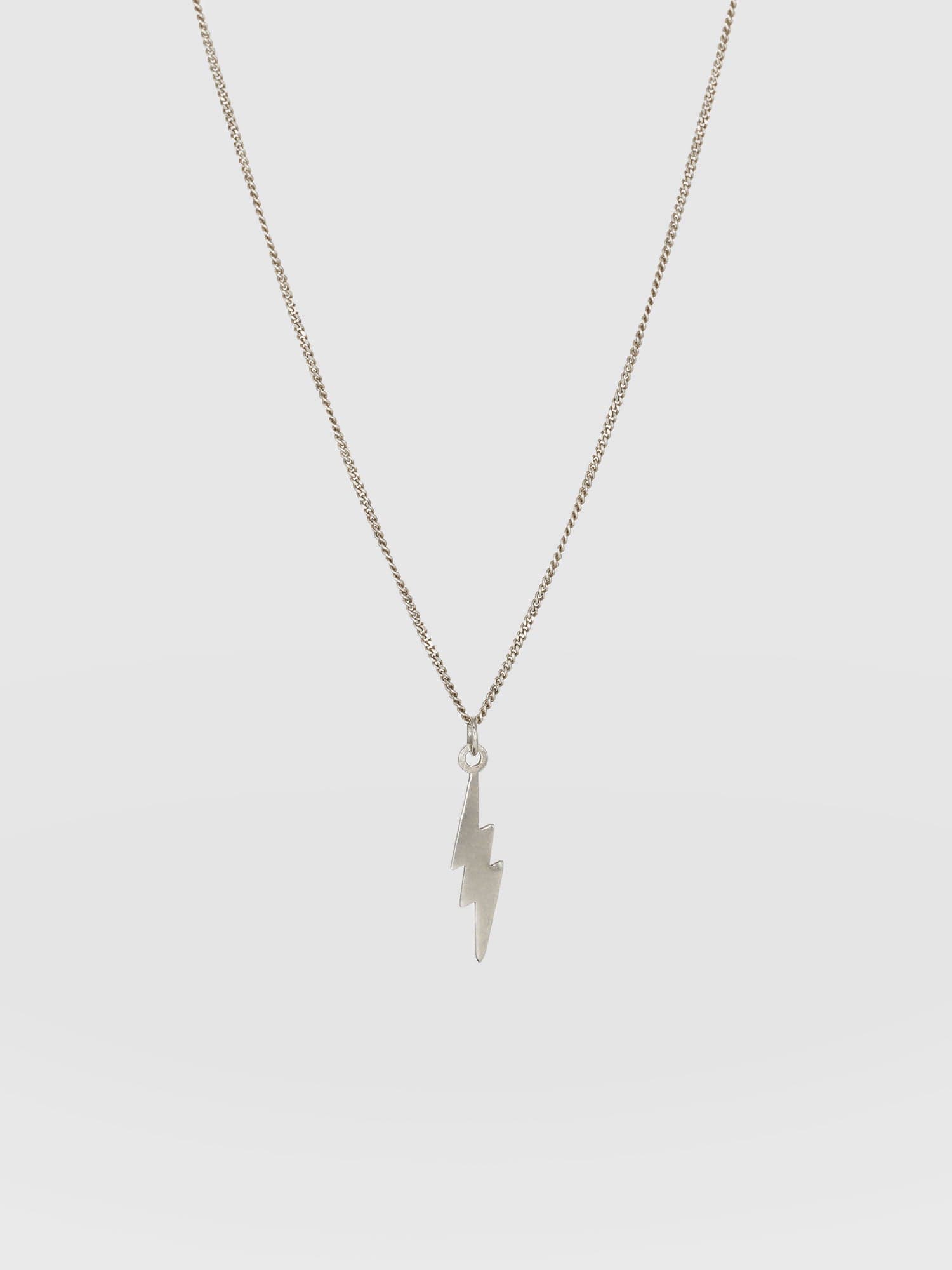 Lightning Necklace - Silver