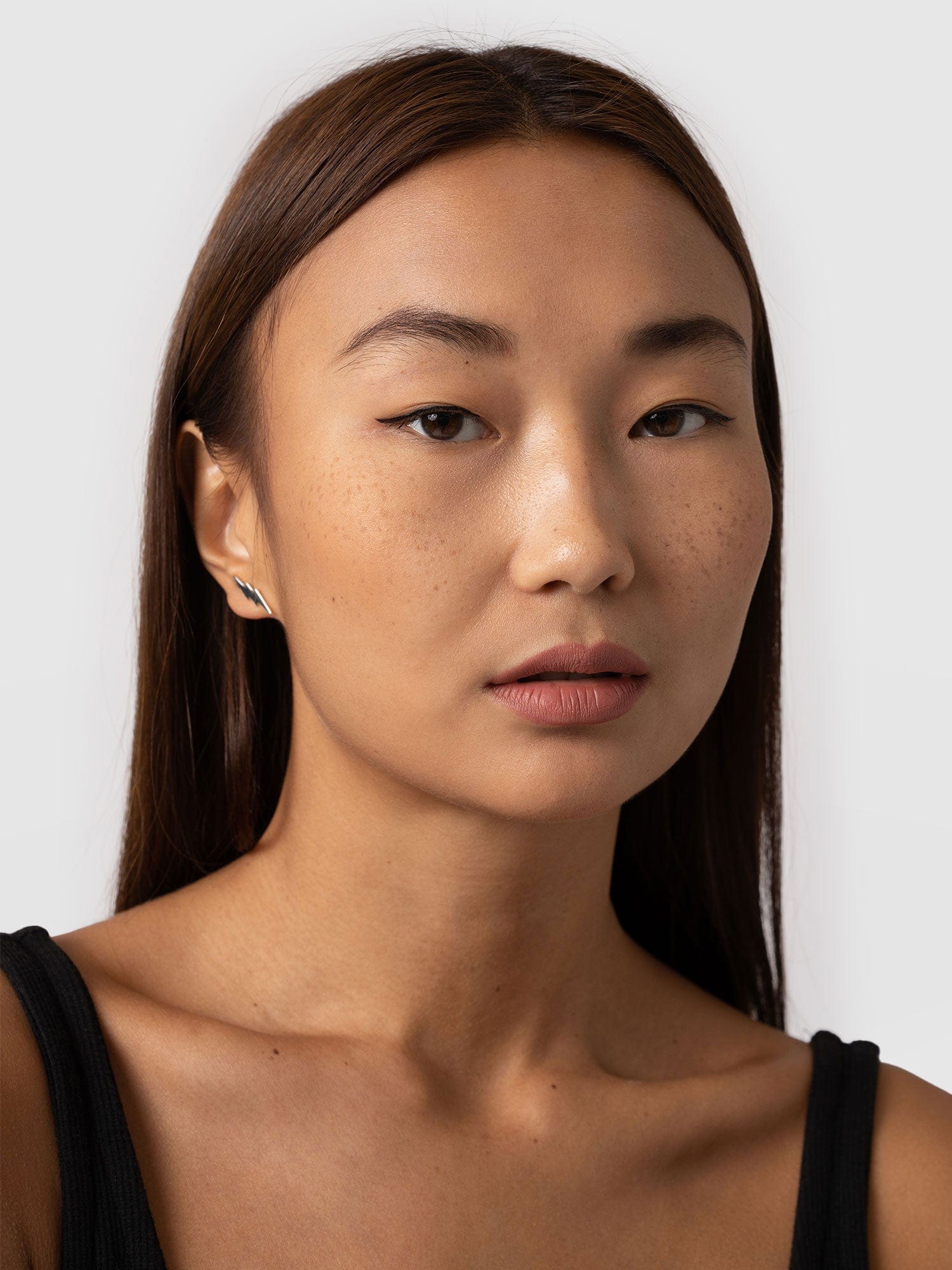 Lightning Earrings - Silver