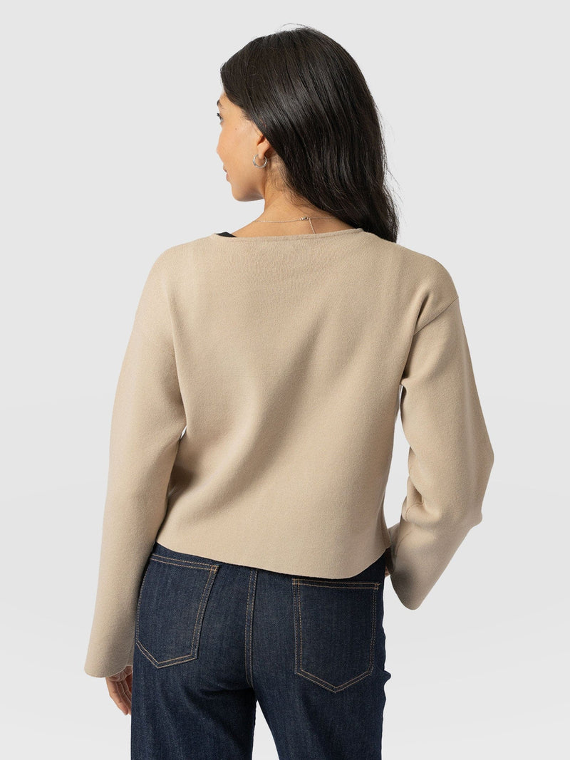 Maeva Knit Jacket - Cream