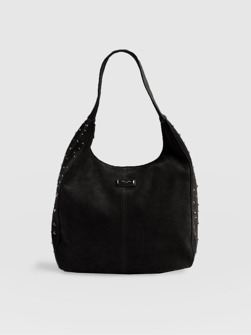 Margot Hobo Shoulder Bag - Black