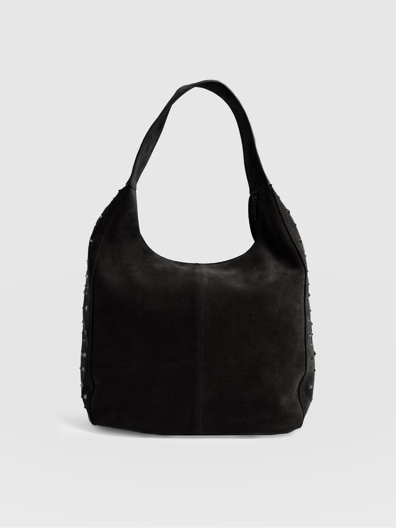 Margot Hobo Shoulder Bag - Black