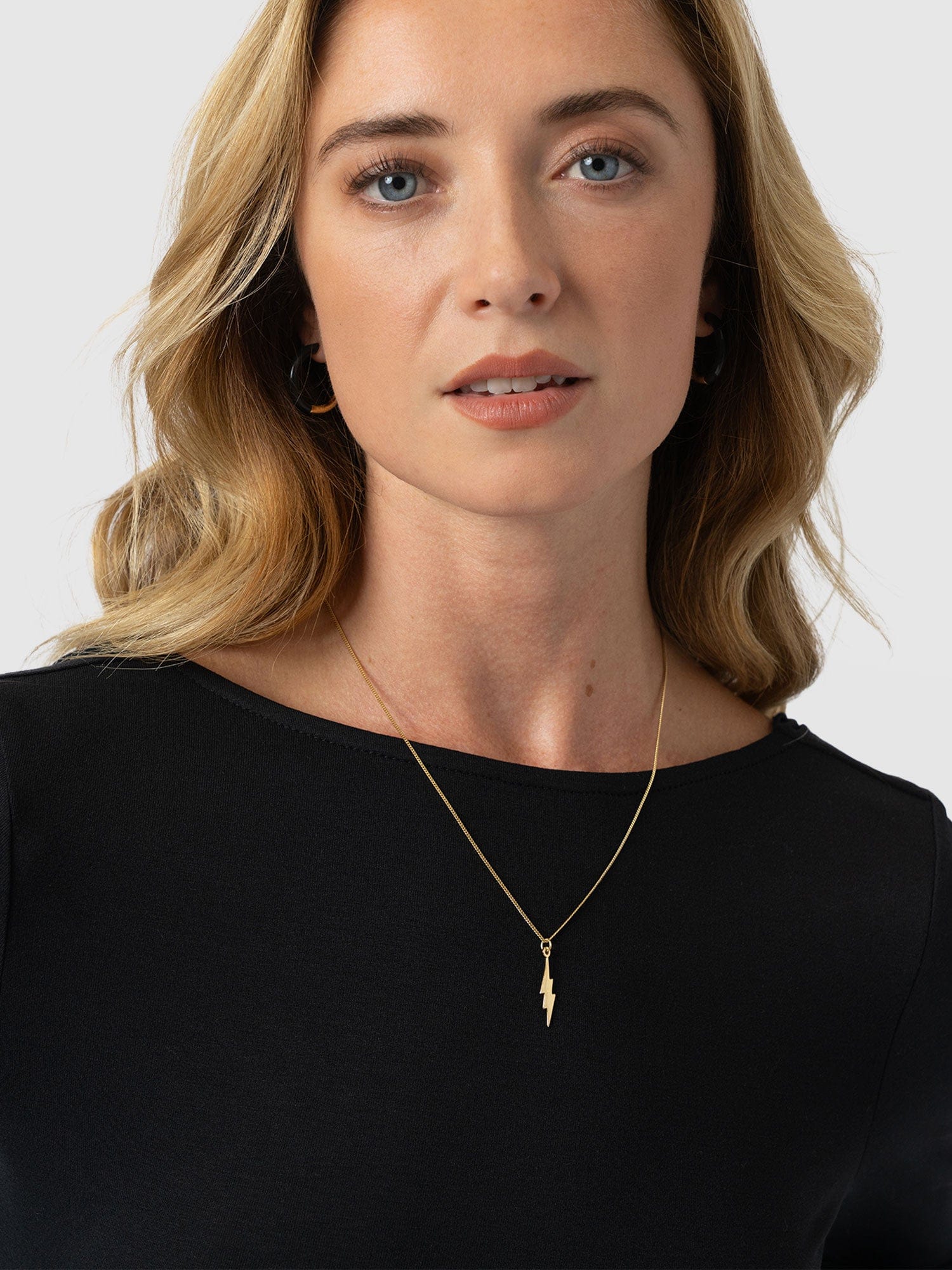 Marnie Cowl Back Long Sleeve Tee - Black Lace