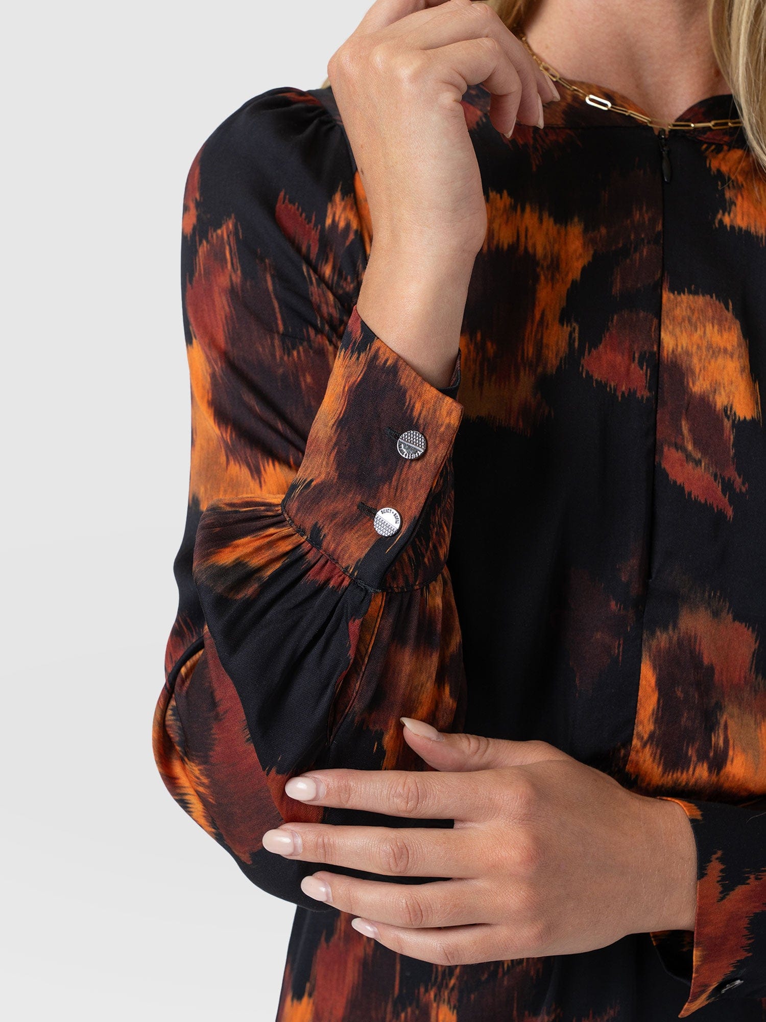 Mini Adaline Zip Up Dress - Autumn Floral