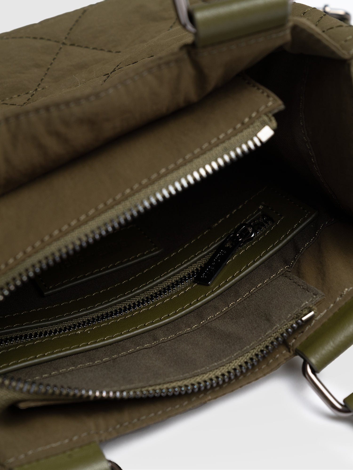 Mini Penny Tote Bag Khaki - Women's Bags | Saint + Sofia® UK