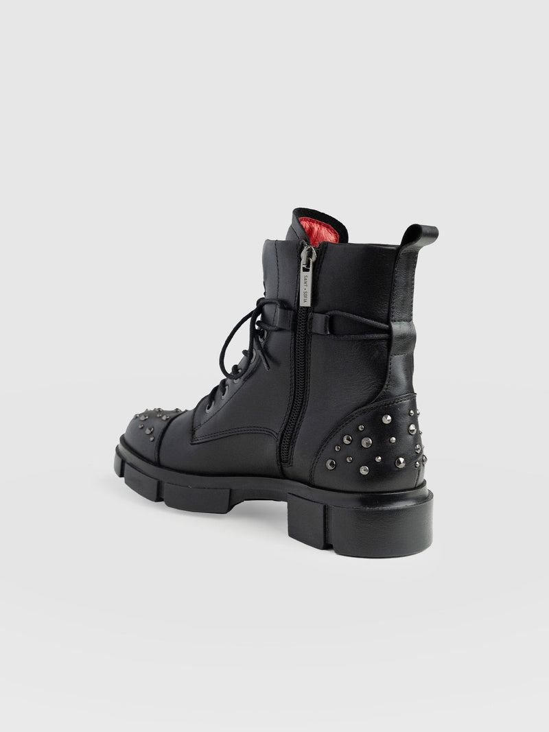 Noho Studded Boot - Black