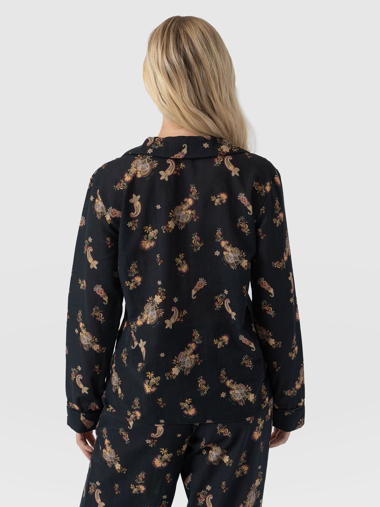 Norah Loungewear Set Black - Women's Shirts | Saint + Sofia® UK