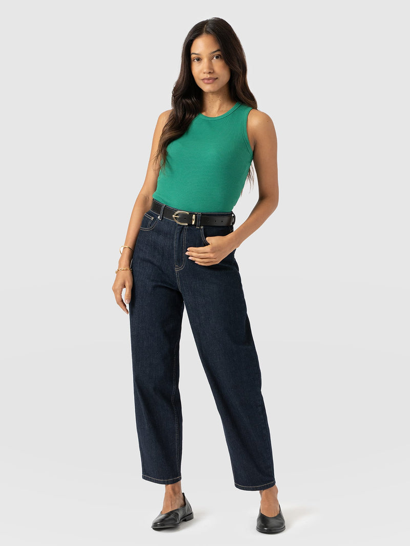 Nova Racer Vest - Sea Green - Women's T-shirts | Saint + Sofia® UK