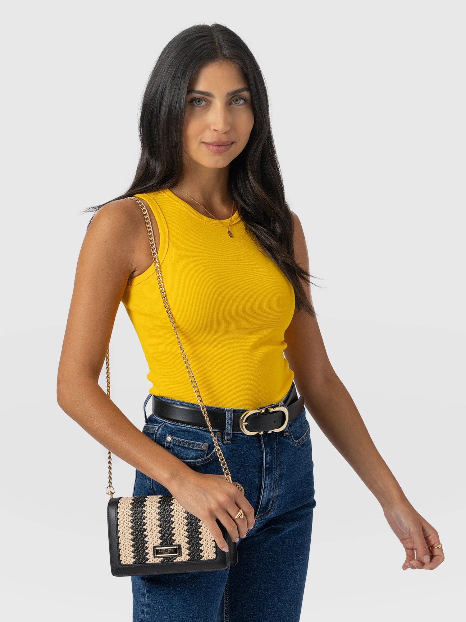 Nova Racer Vest - Yellow - Women's T-shirts | Saint + Sofia® UK