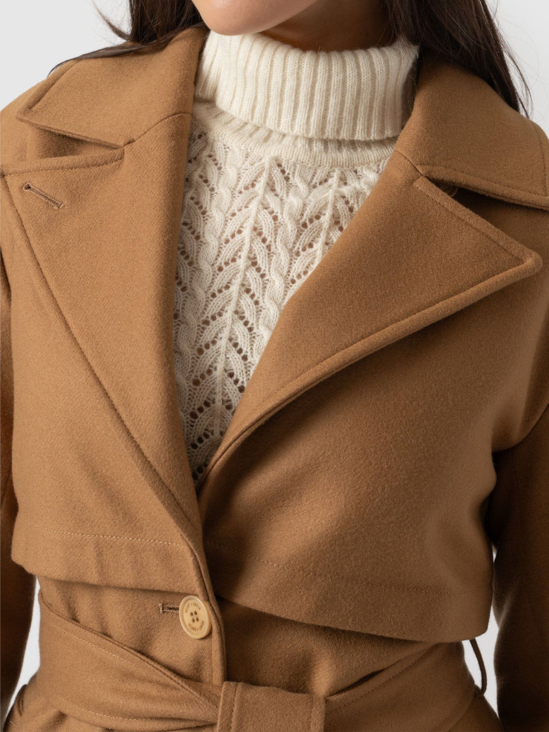 Odette Coat - Camel