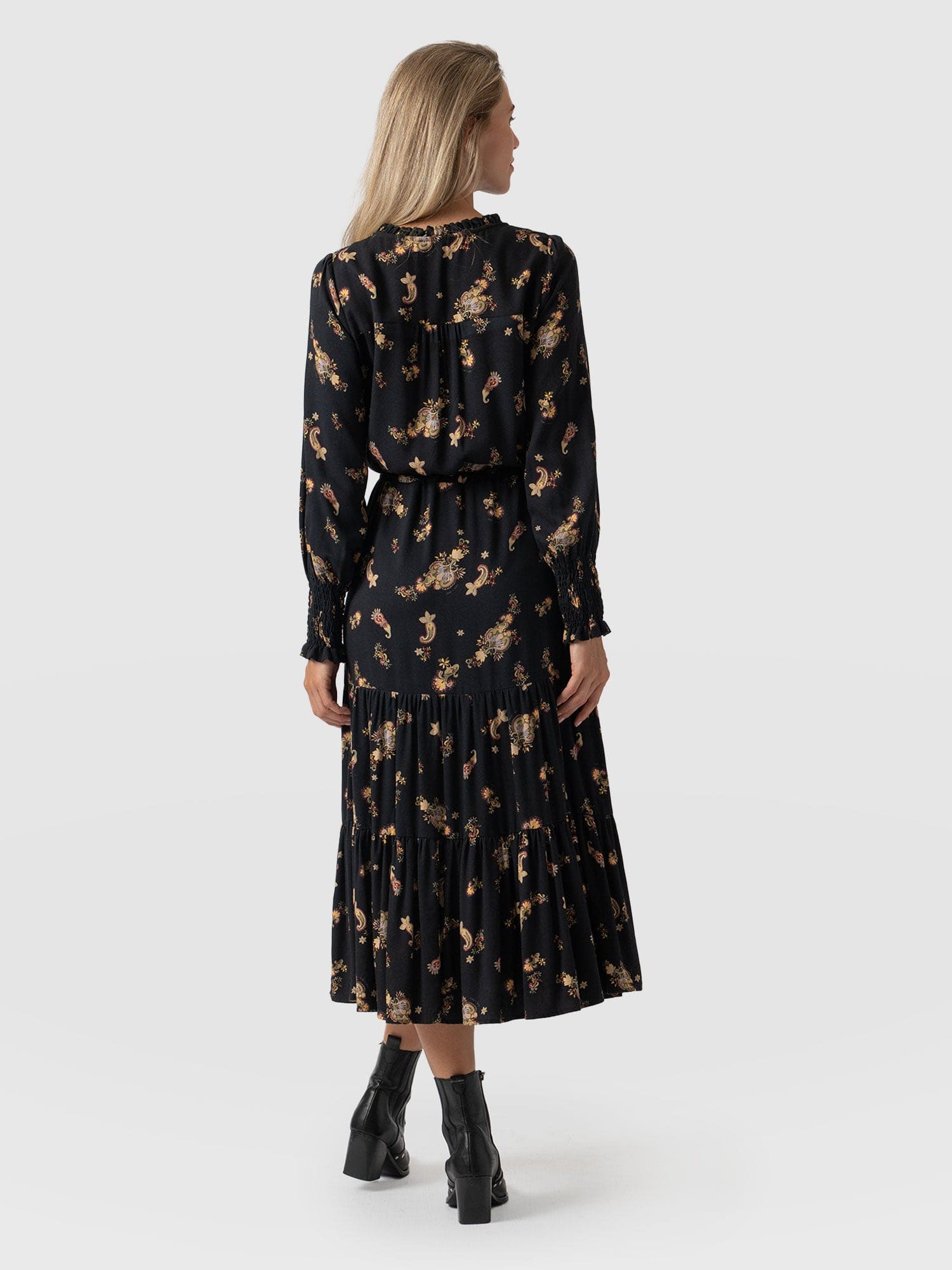 Olivia Zip Up Dress - Kashmir Paisley