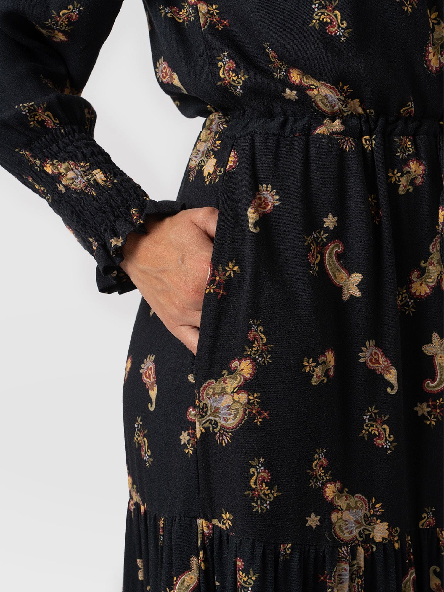 Olivia Zip Up Dress - Kashmir Paisley