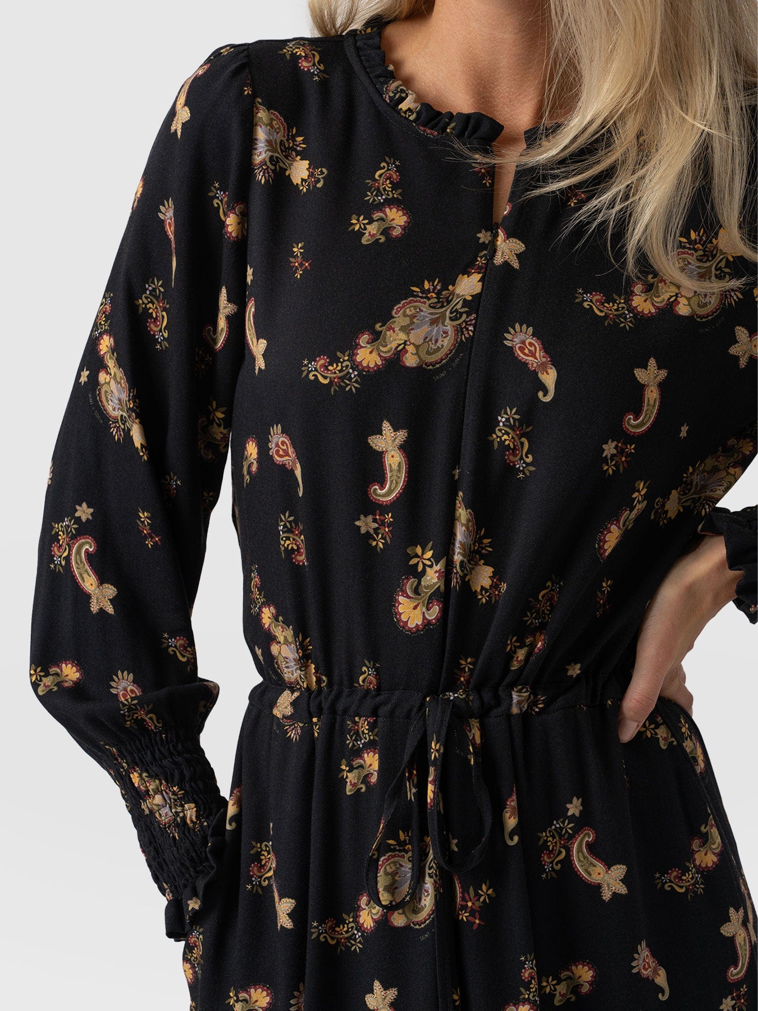 Olivia Zip Up Dress - Kashmir Paisley
