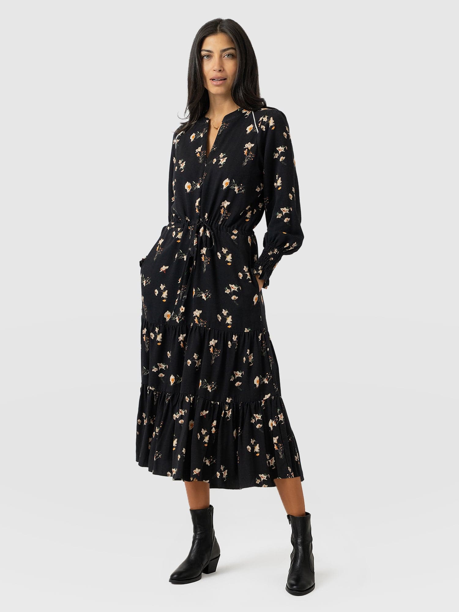 Olivia Zip Up Dress - Lily Gardens