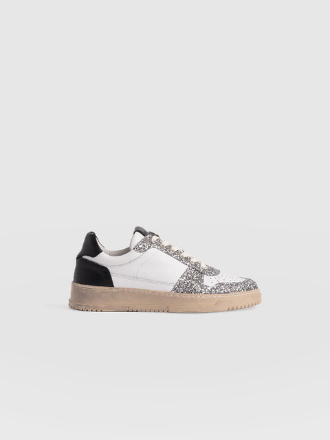 Onyx Trainer - White/Black - Women's Shoes | Saint and Sofia® UK