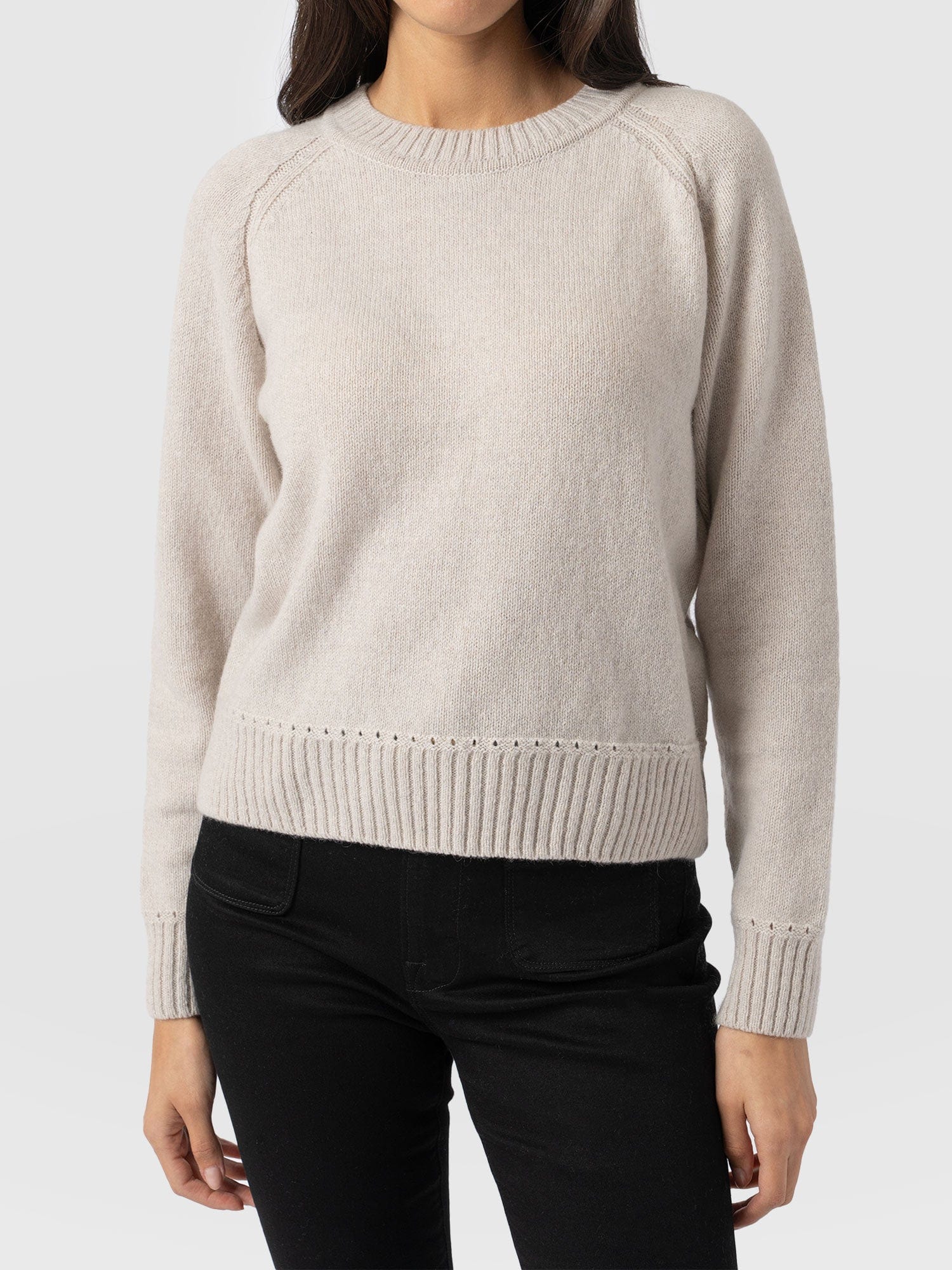 Oxford Cashmere Jumper - Cream