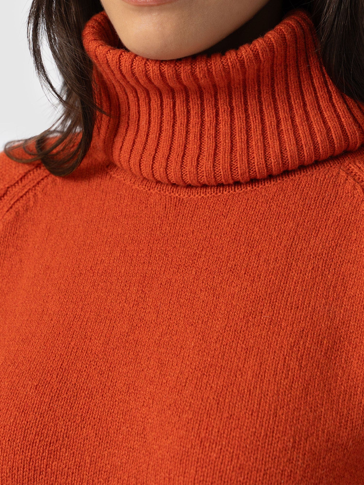 Oxford Cashmere Jumper - Orange