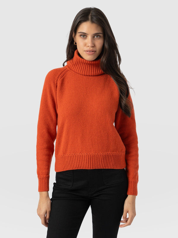 Oxford Cashmere Jumper - Orange