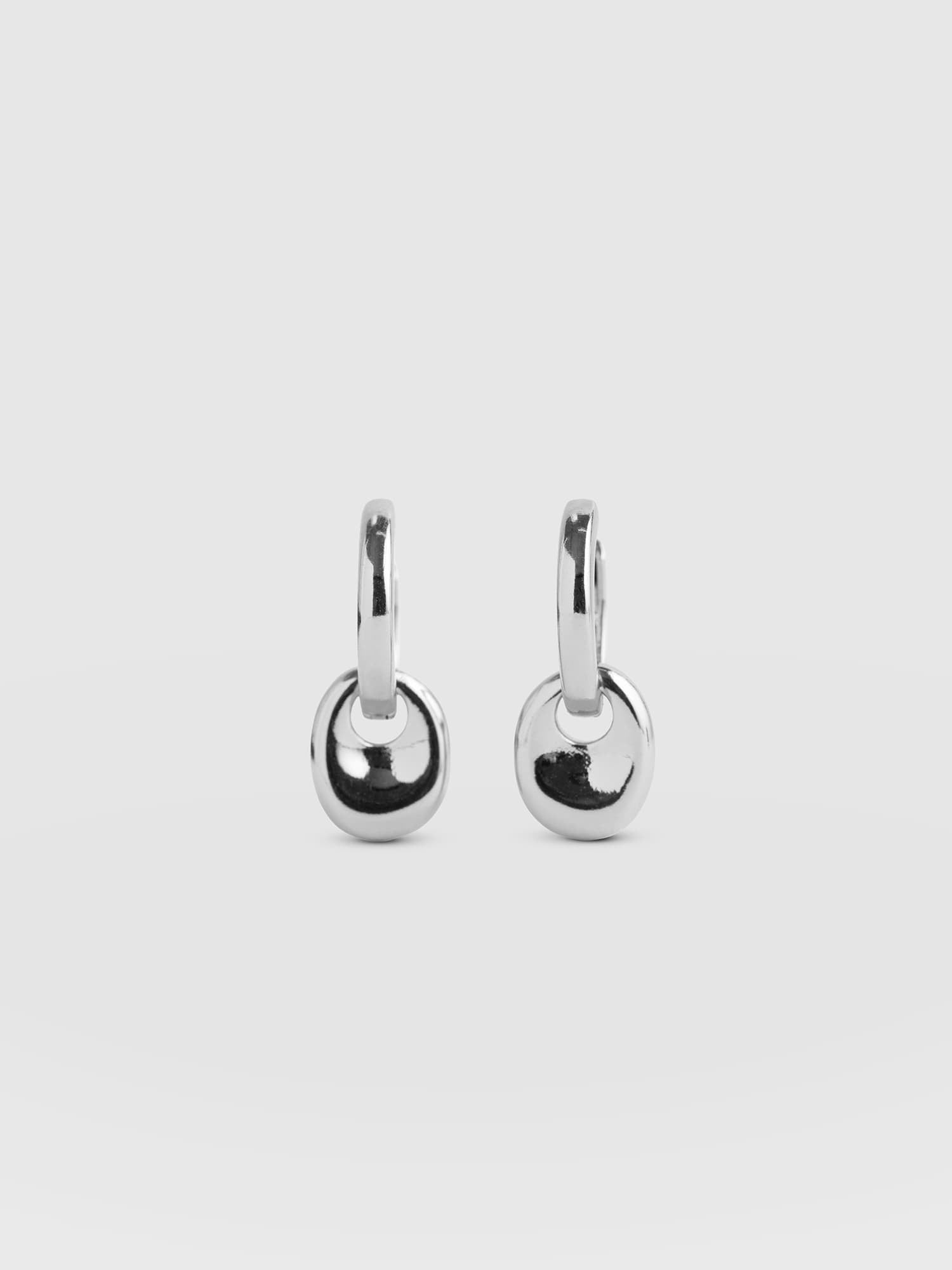 Pebble Drop Earrings - Silver - Women's Jewellerys | Saint and Sofia® UK