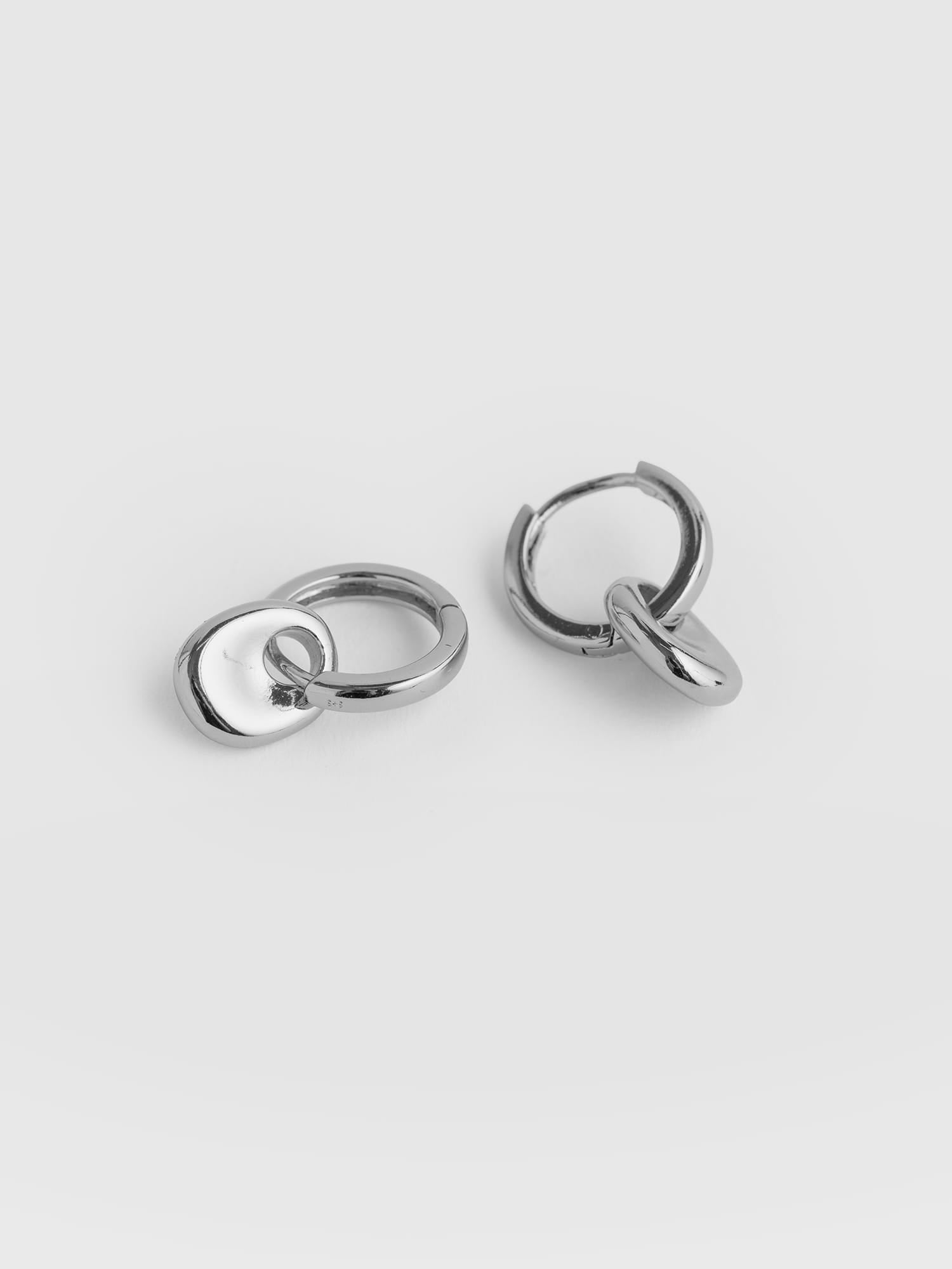 Pebble Drop Earrings - Silver - Women's Jewellerys | Saint and Sofia® UK