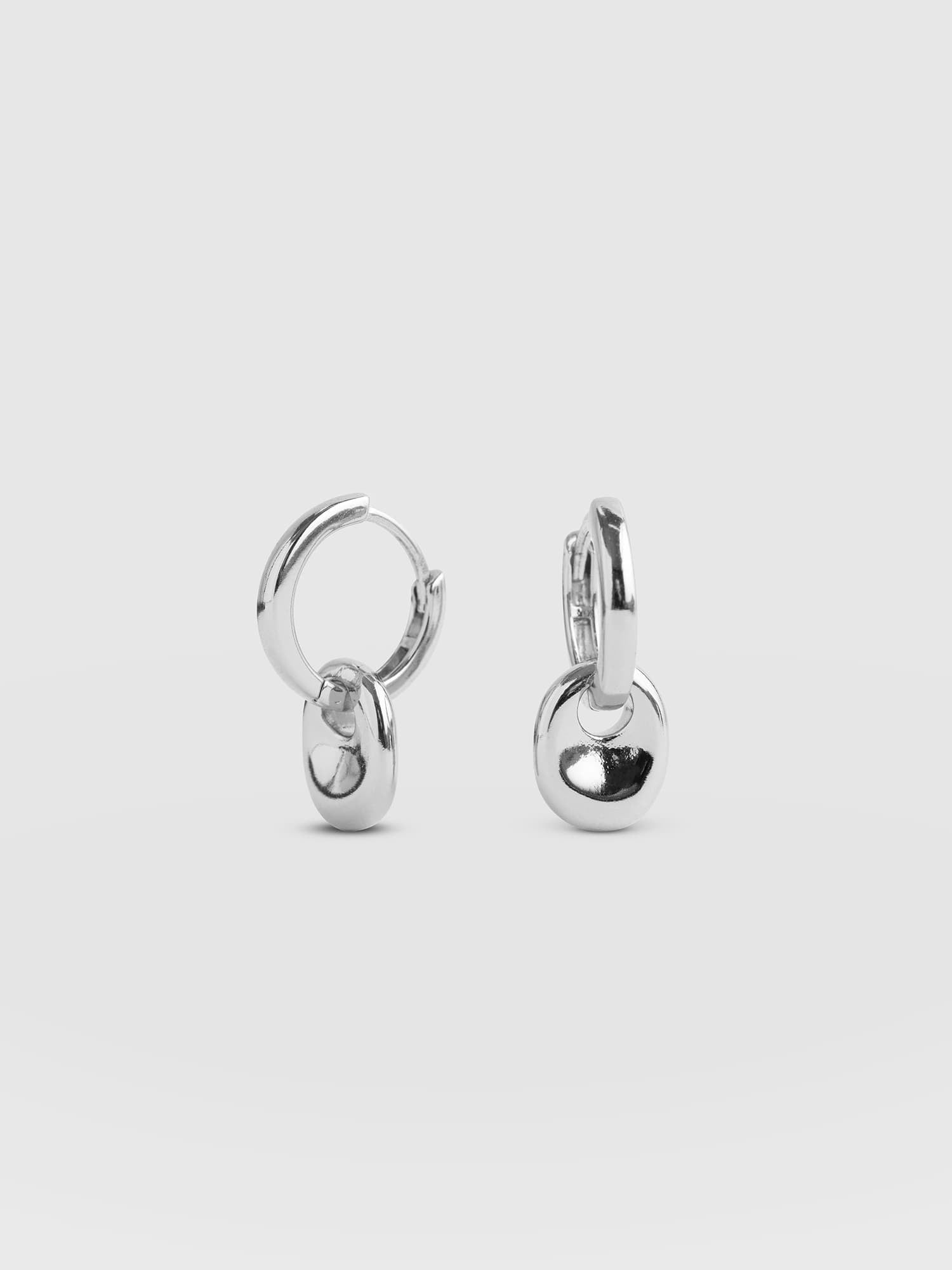 Pebble Drop Earrings - Silver - Women's Jewellerys | Saint and Sofia® UK