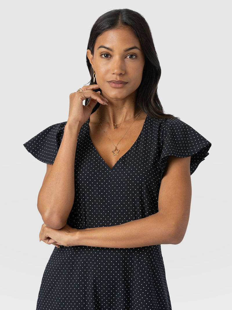 Phoenix Dress Polka Dot