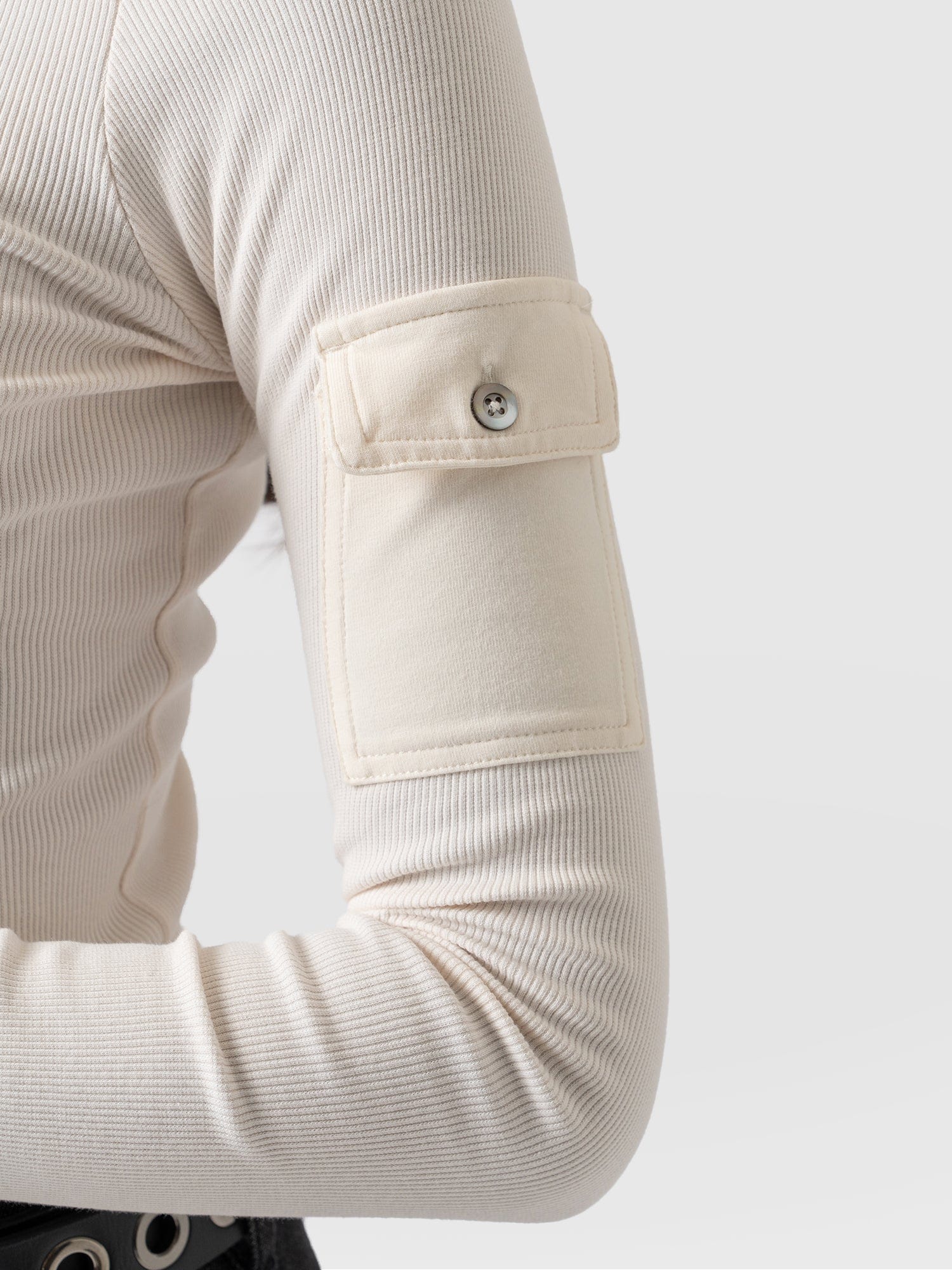 Pocket Roll Neck Cream - Women's Jumpers | Saint + Sofia® UK