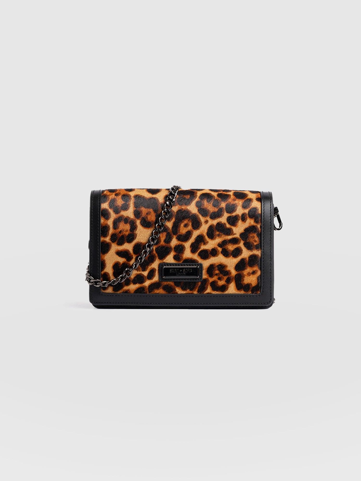 Primrose Chain Wallet Bag - Leopard