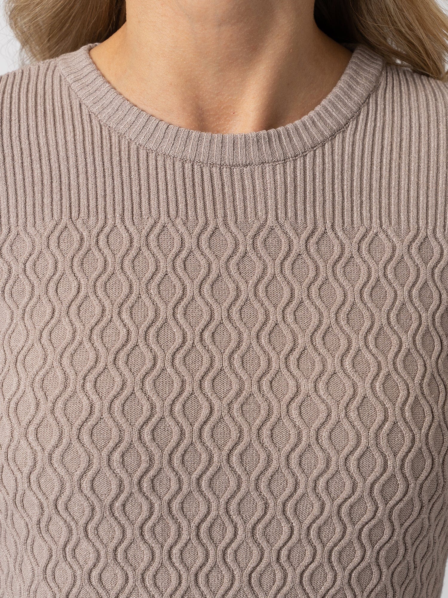 Primrose Knit Jumper Malt - Women's Vests | Saint + Sofia® UK