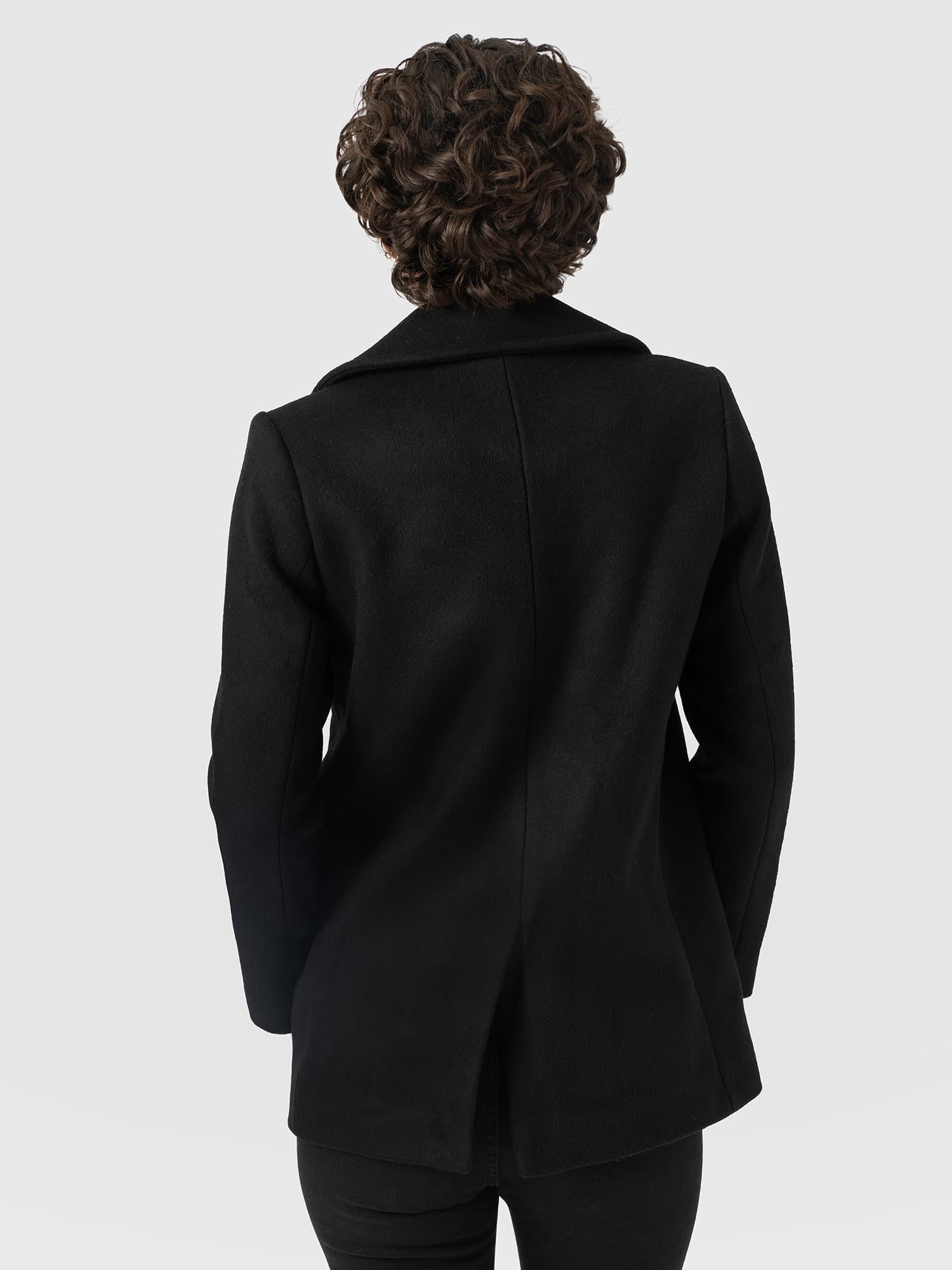Quinn Pea Coat - Black