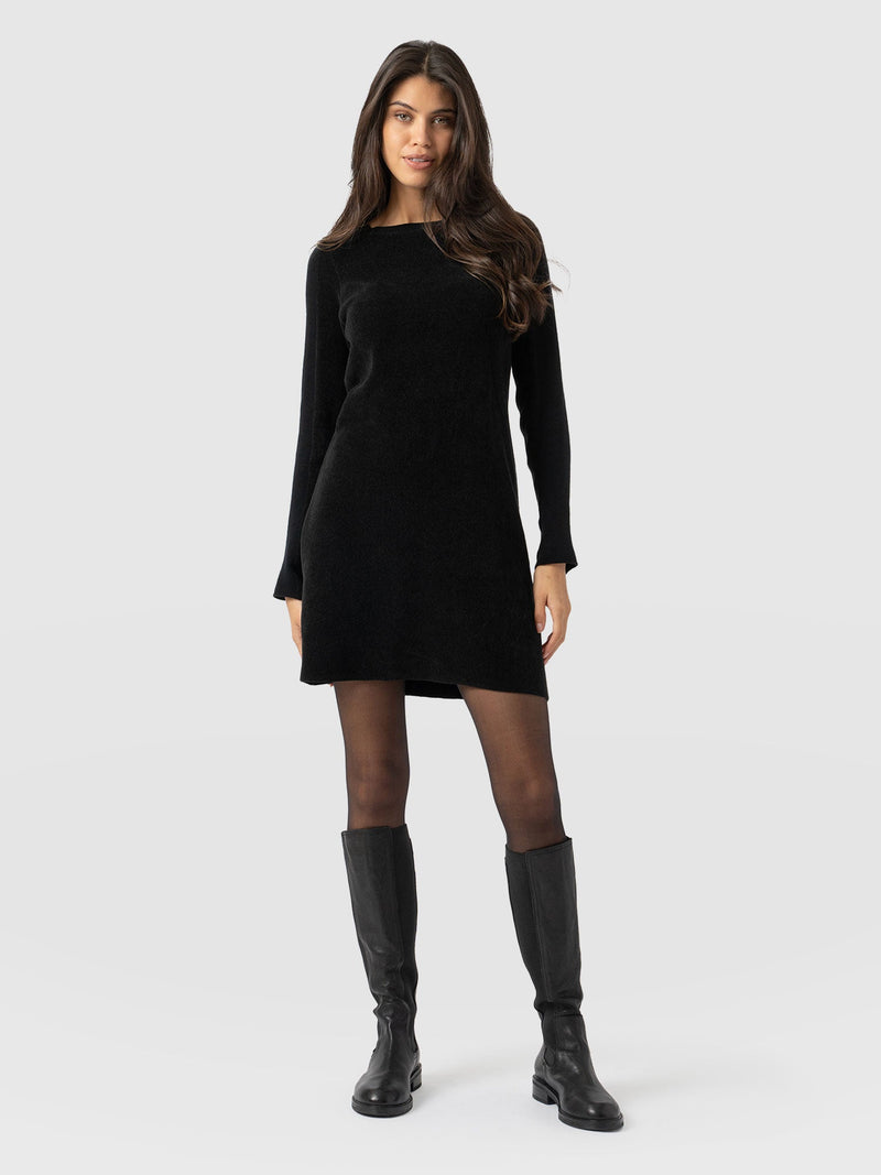 Raya Knit Dress - Black