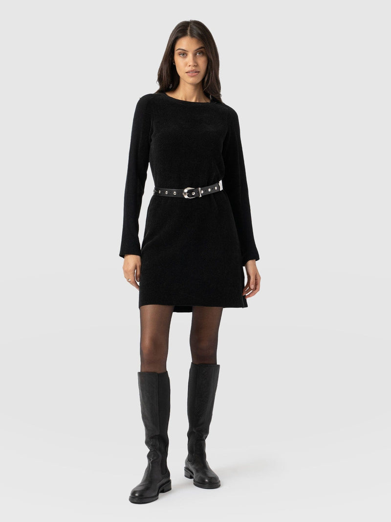 Raya Knit Dress - Black