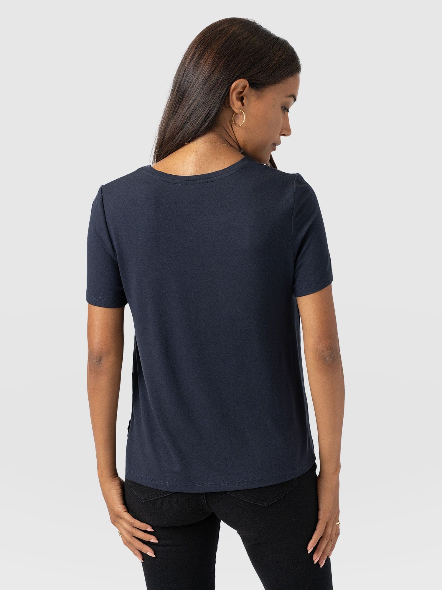Rayner Contrast Tee - Navy