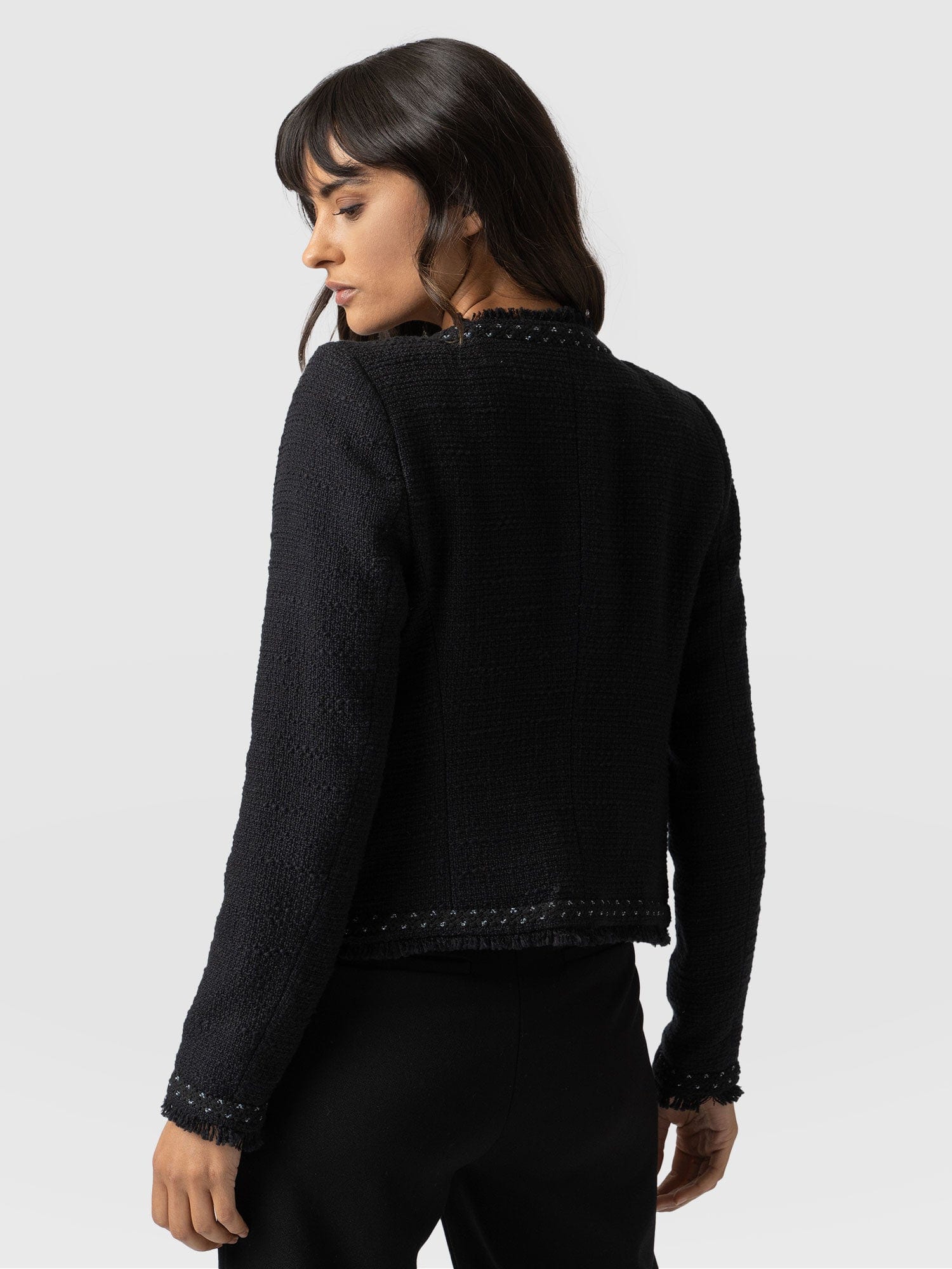 Rayner Jacket - Black Boucle
