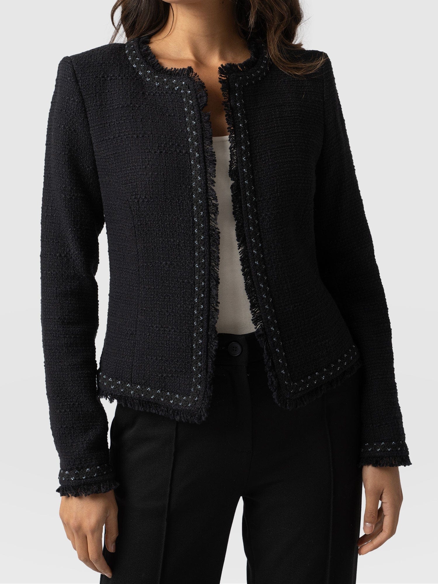 Rayner Jacket - Black Boucle