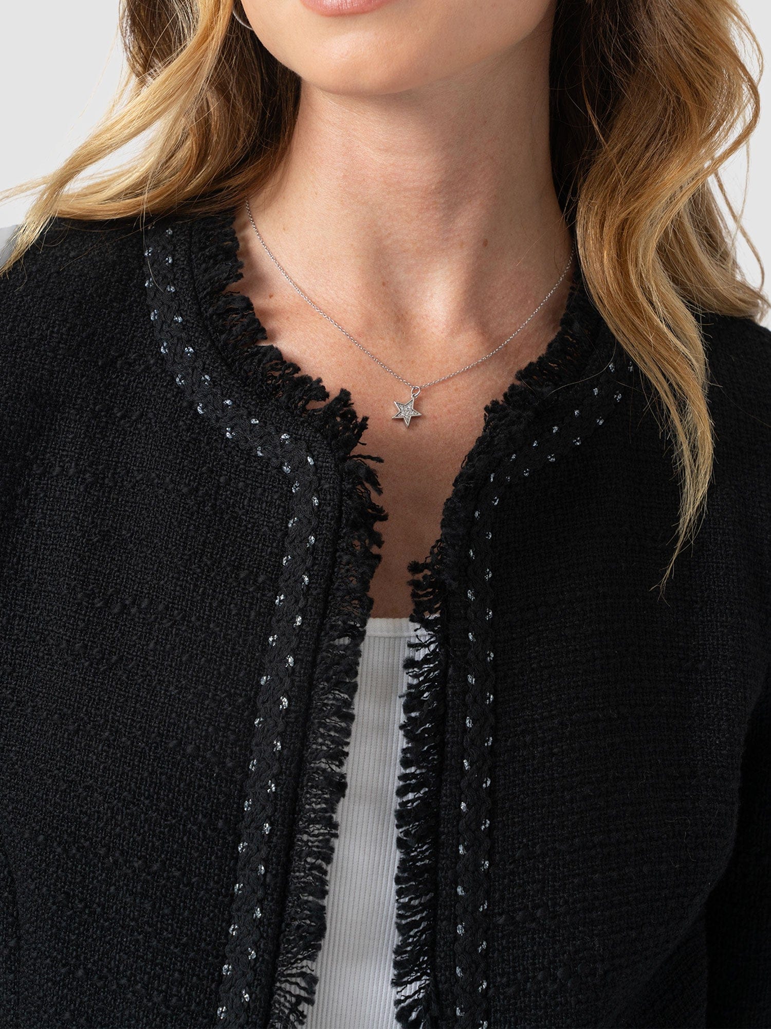 Rayner Jacket - Black Boucle