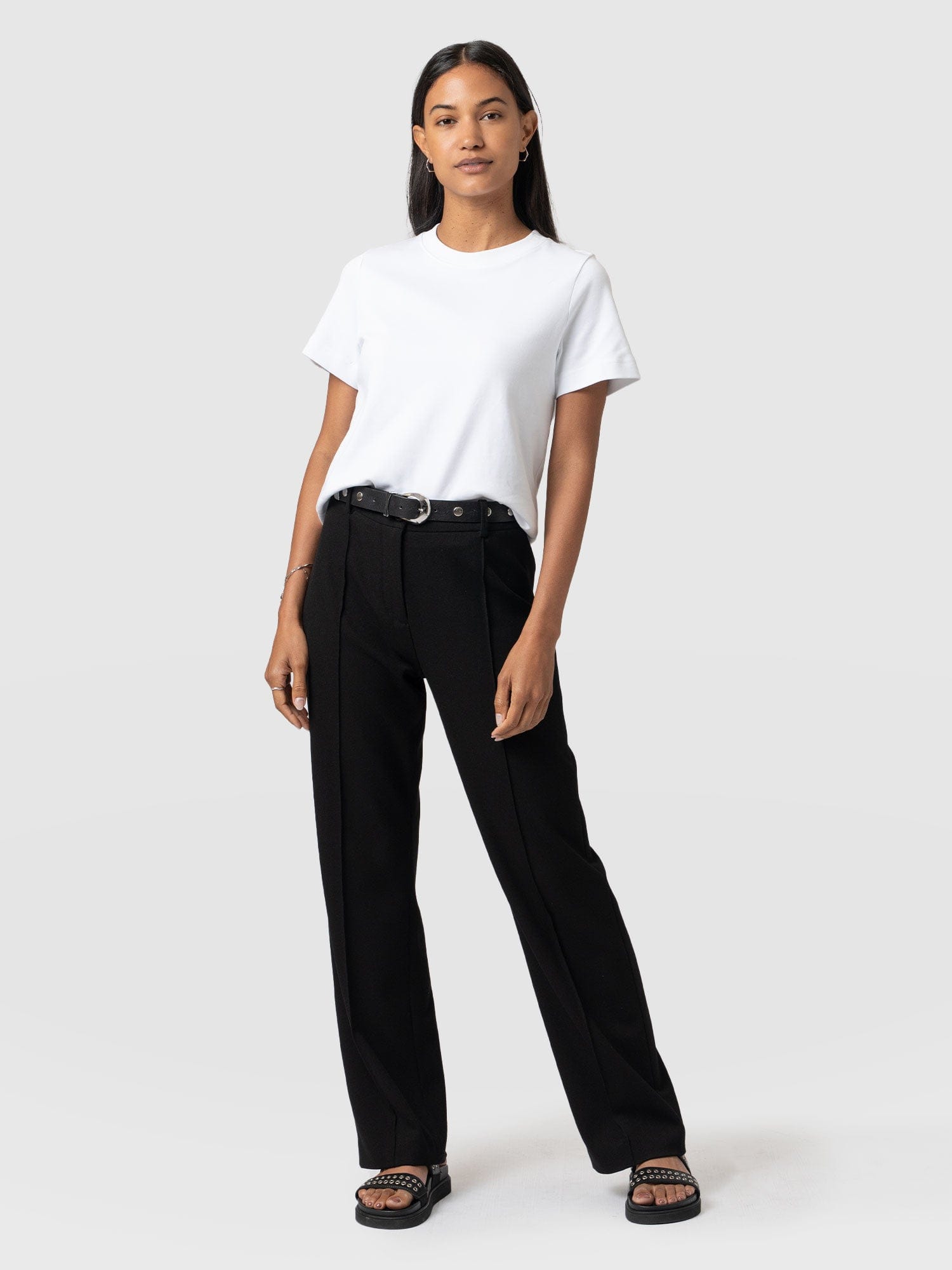 Regent Straight Leg Pant - Black