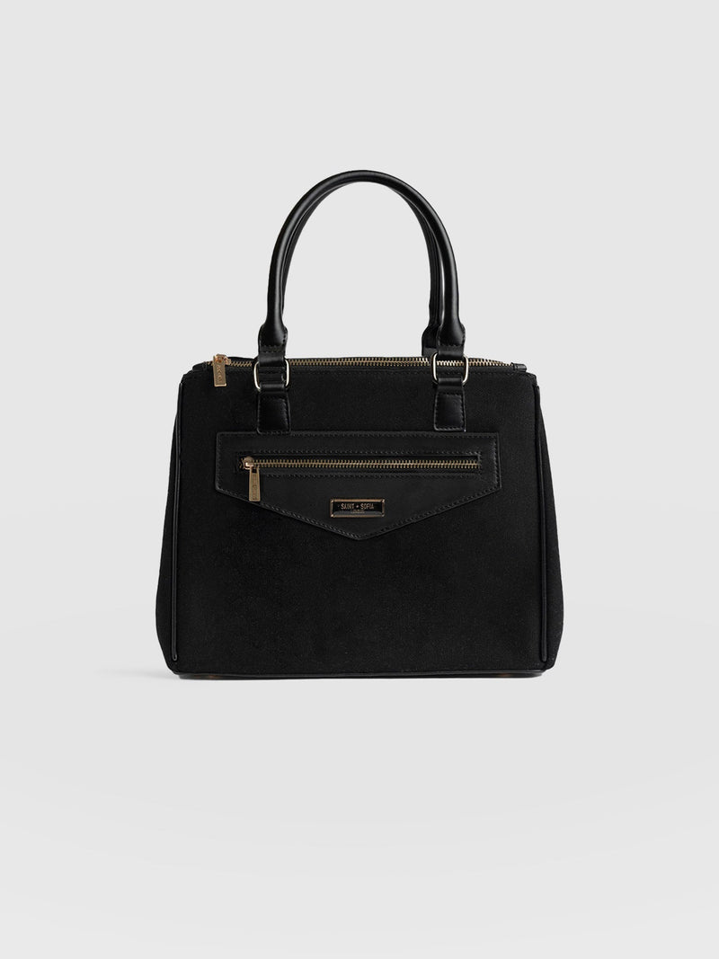 Regent Top Handle Handbag - Black