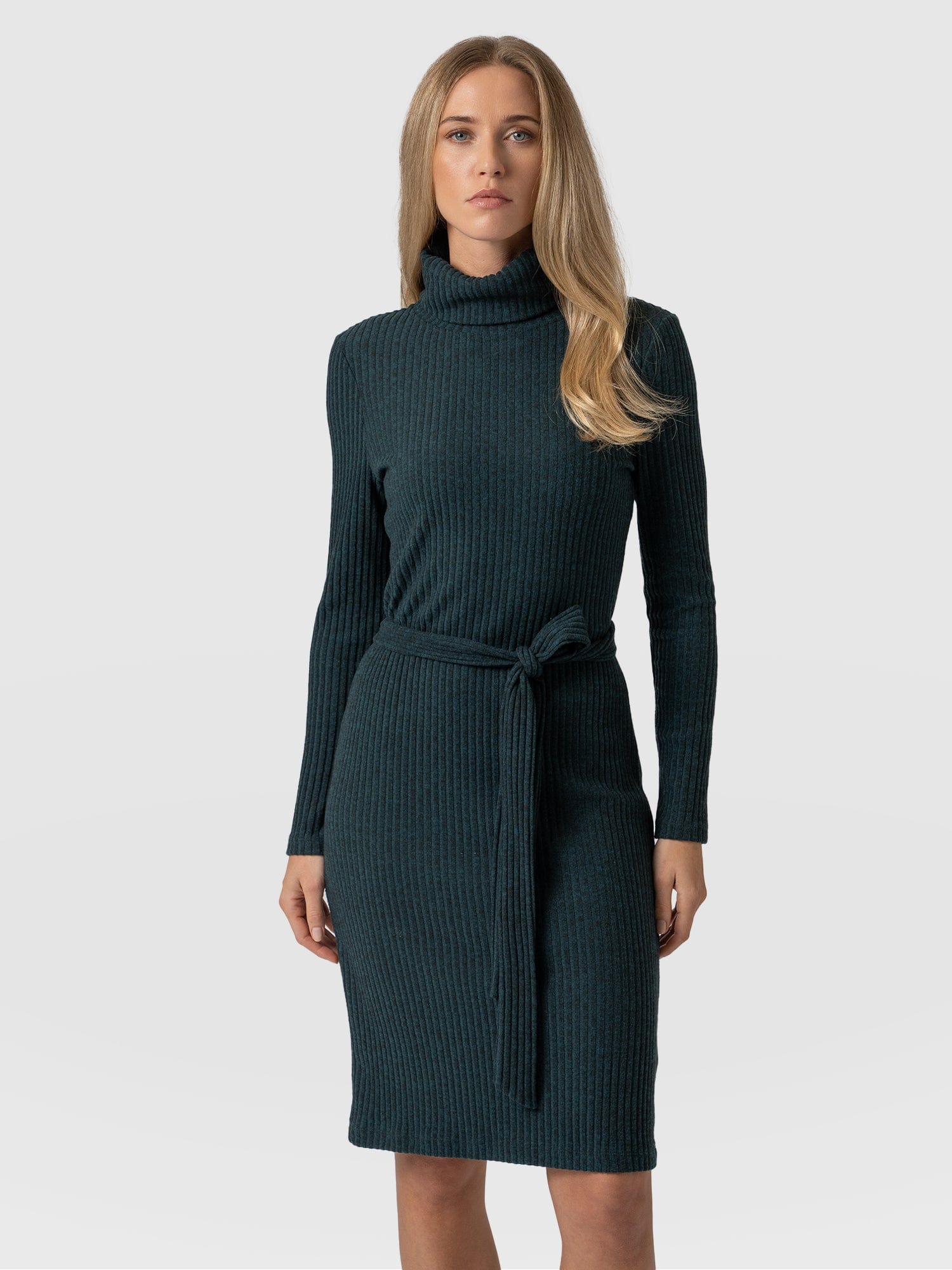 Roll neck shop dress uk