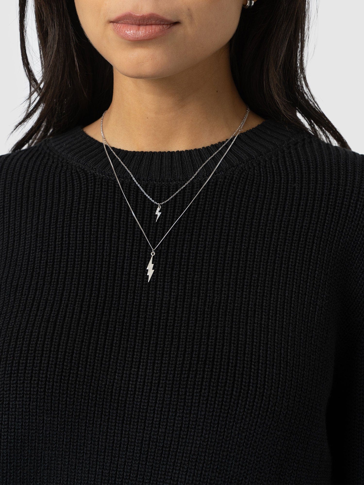 Remy Crop Jumper - Black