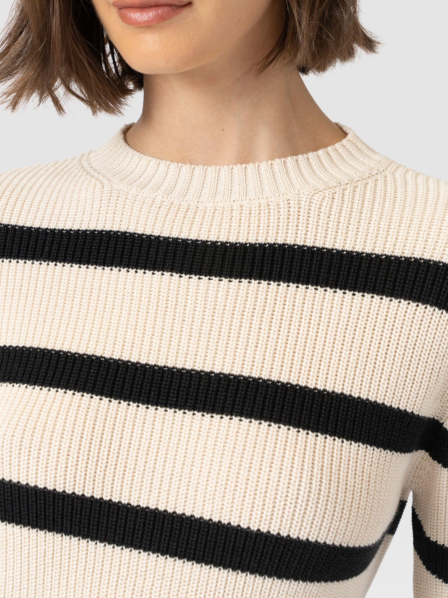 Remy Crop Jumper - Stripe