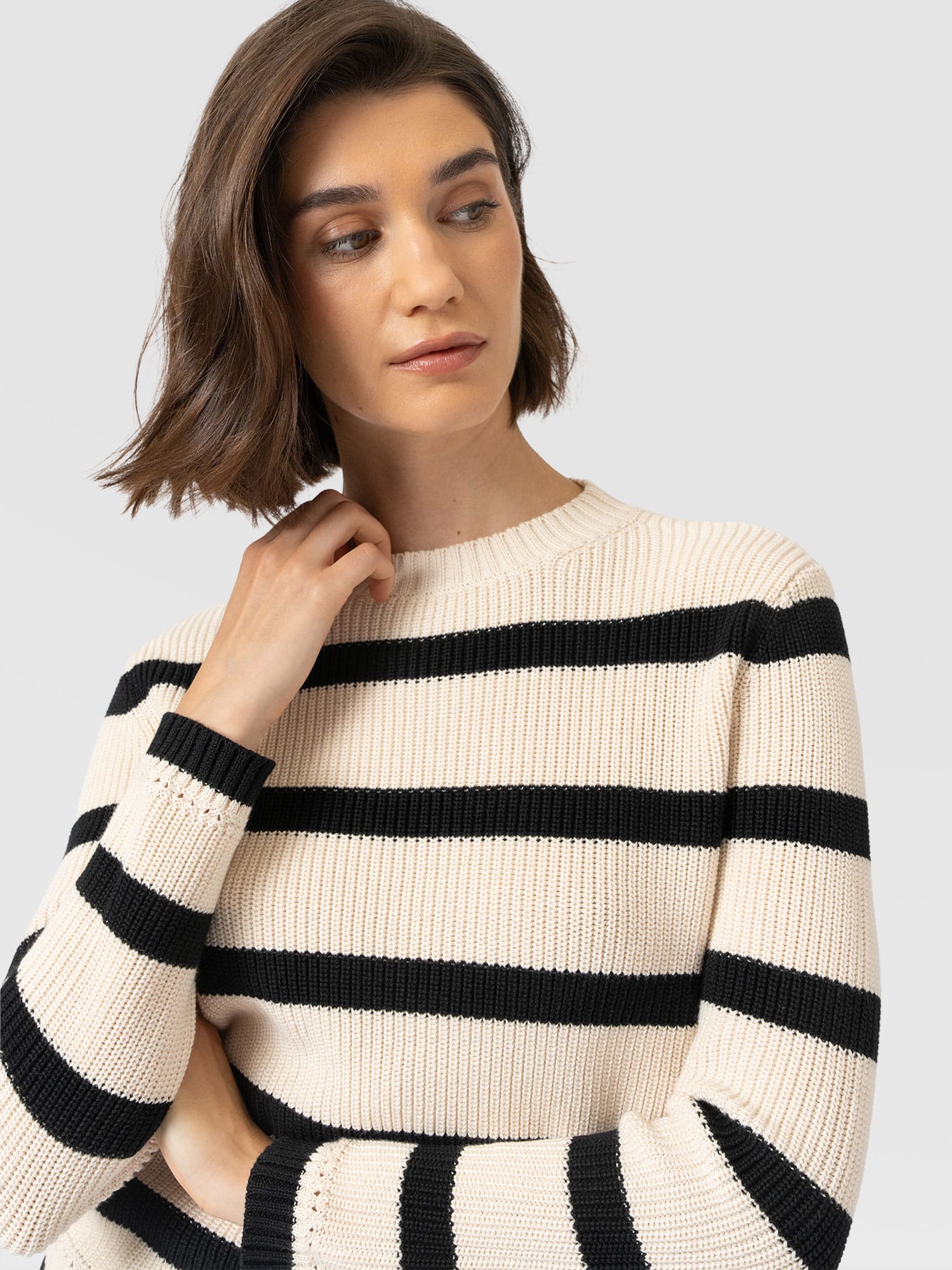 Remy Crop Jumper - Stripe
