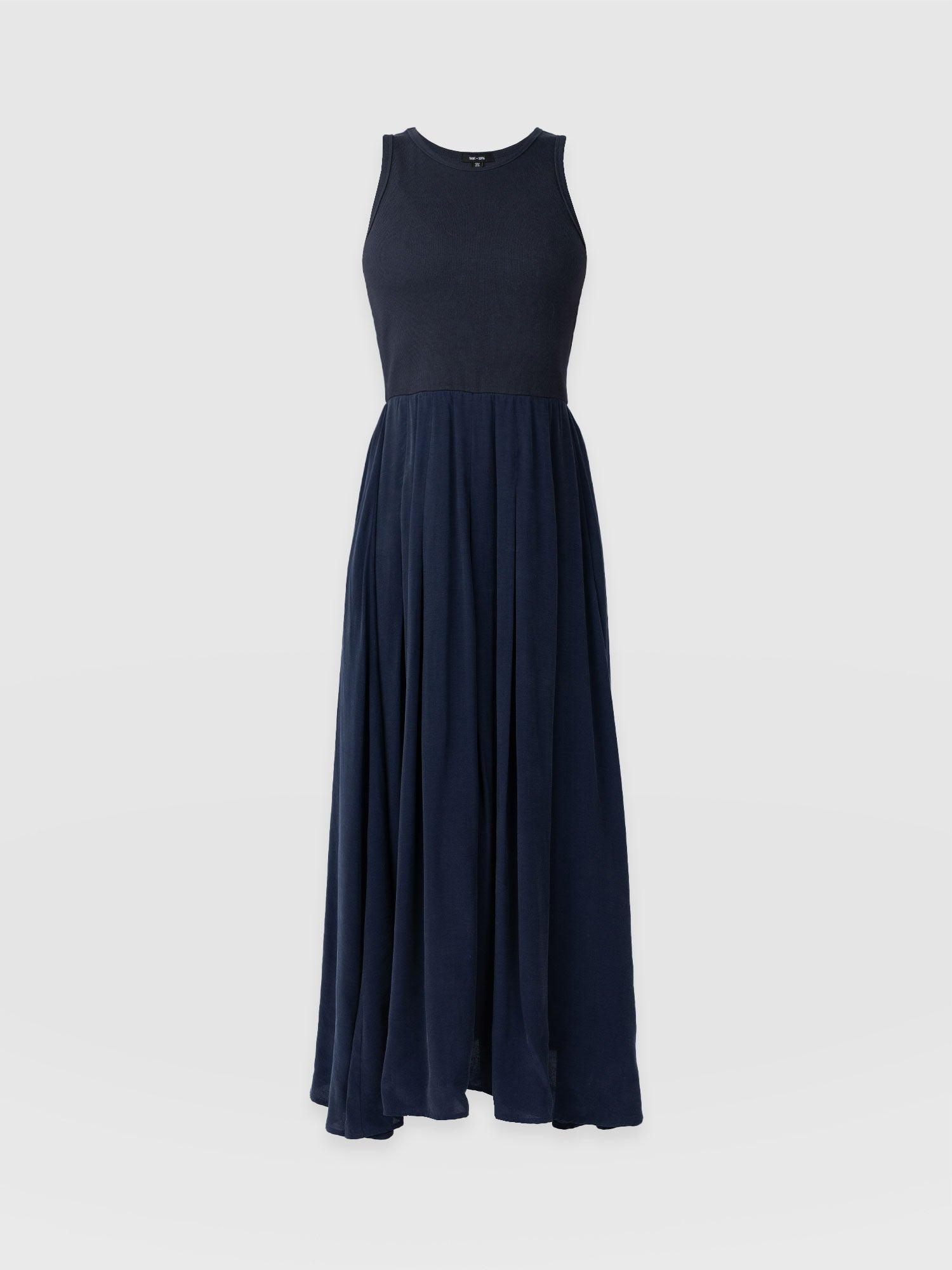 Renee Contrast Dress Navy - Women's Dresses | Saint + Sofia® UK