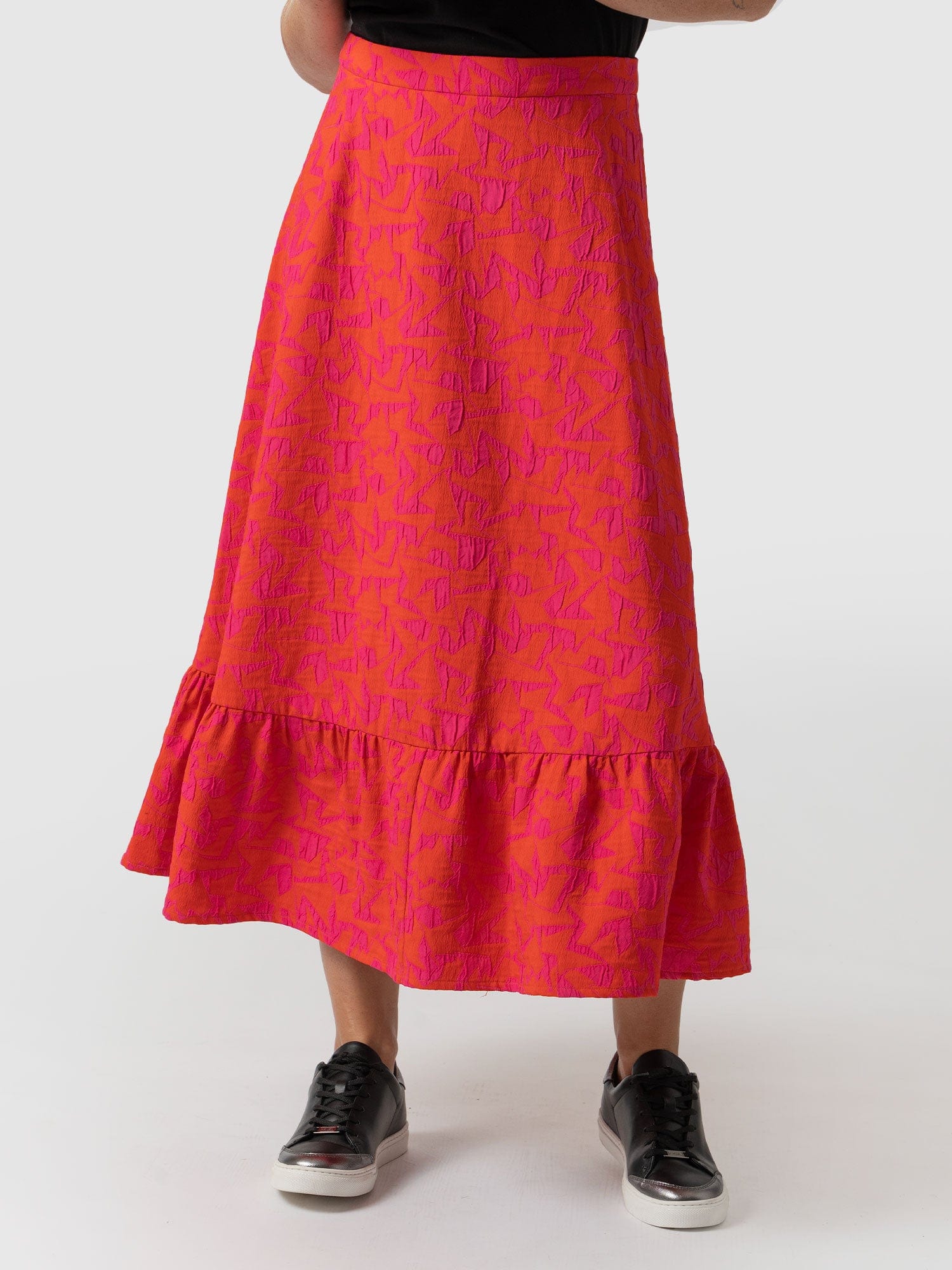 Riley Skirt Festival Jacquard - Women's Skirts | Saint + Sofia® UK