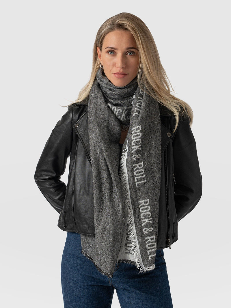 Rock & Roll Scarf - Black