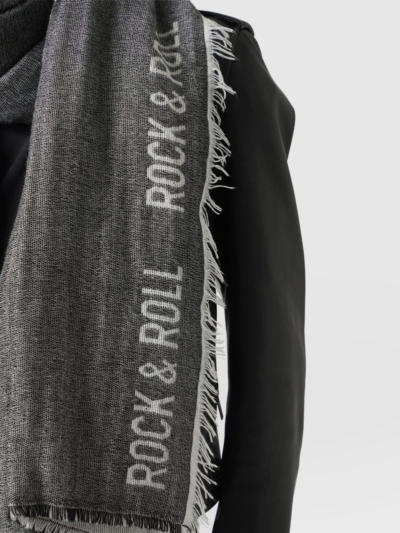 Rock & Roll Scarf - Black