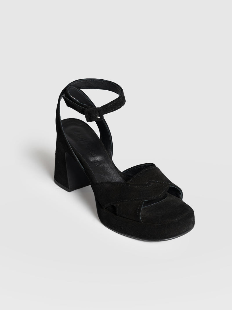 Roux Platform Heels - Black
