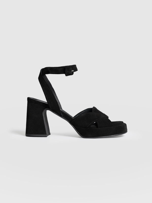 Roux Platform Heels - Black