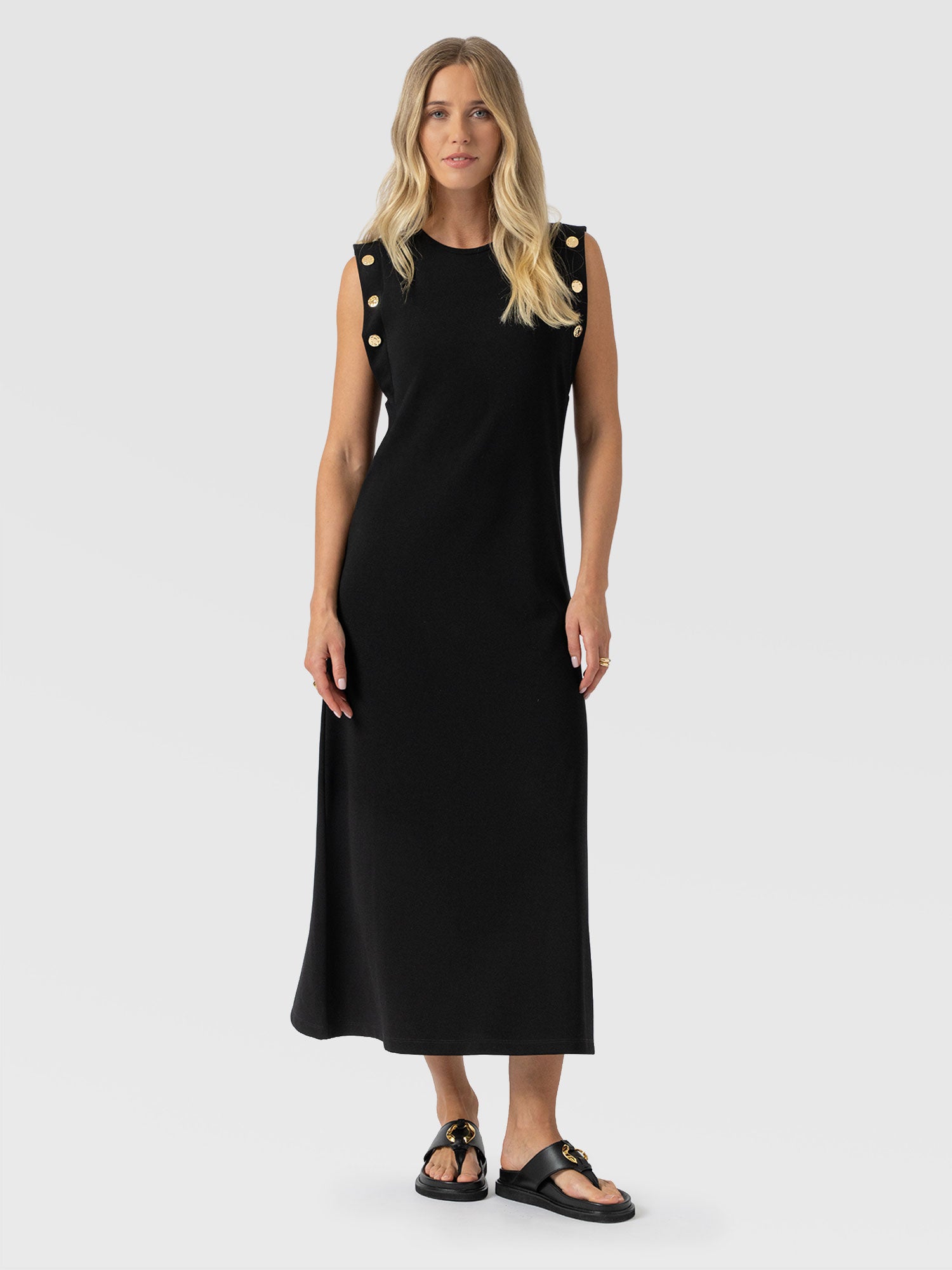 Rowan Dress - Black - Molten - Women's Dresses | Saint + Sofia® UK