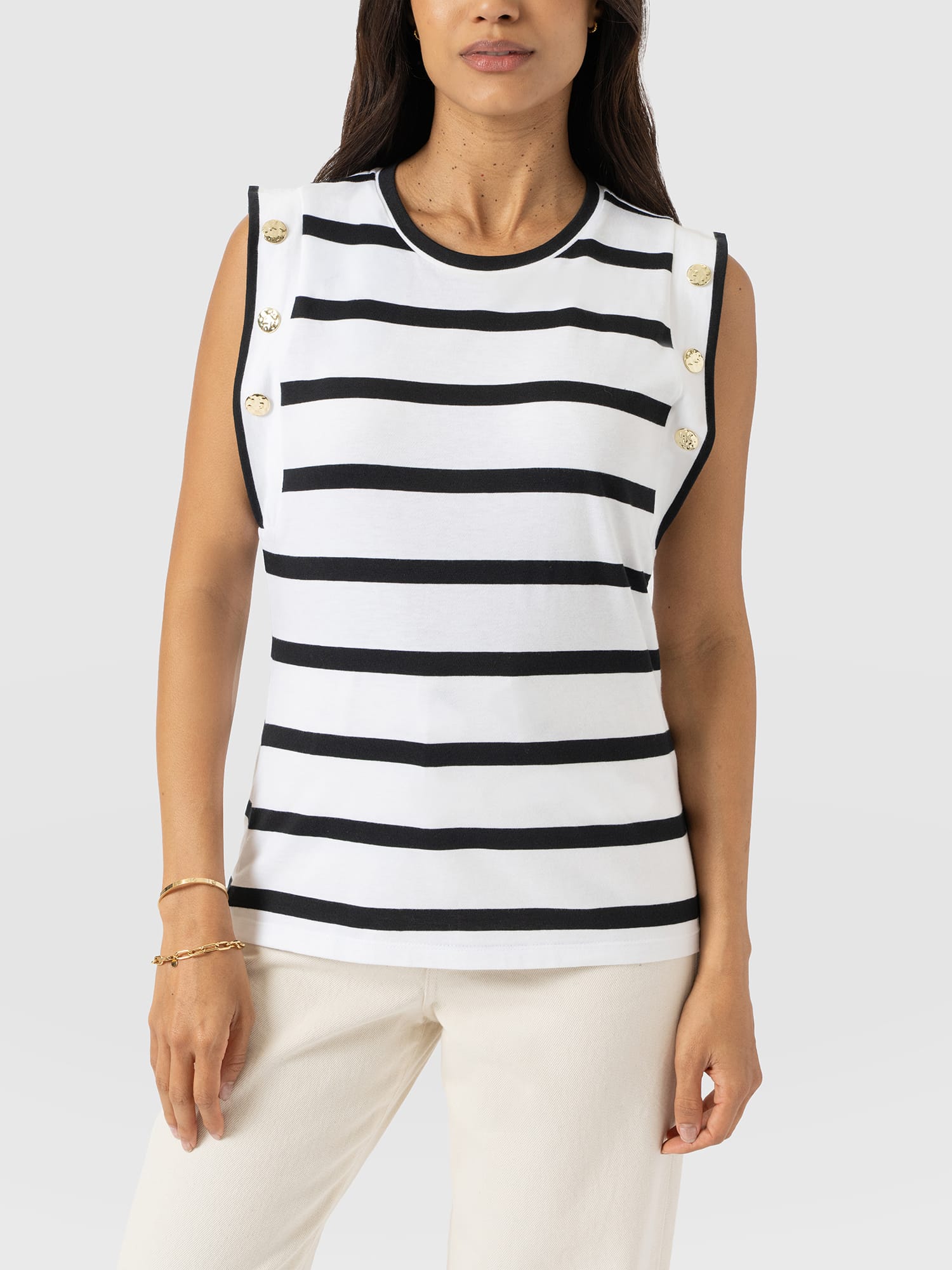 Rowan Tee - Black Stripe