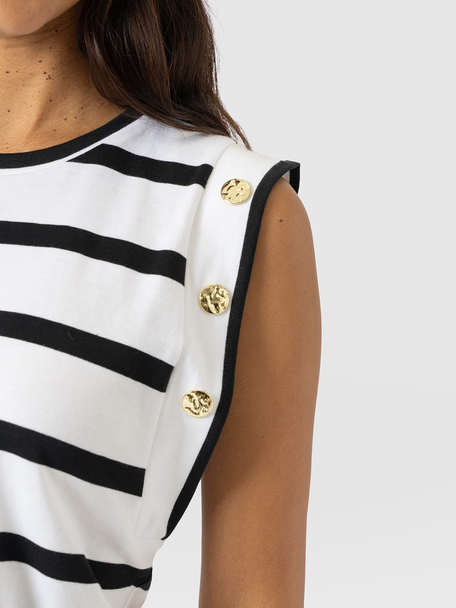 Rowan Tee - Black Stripe